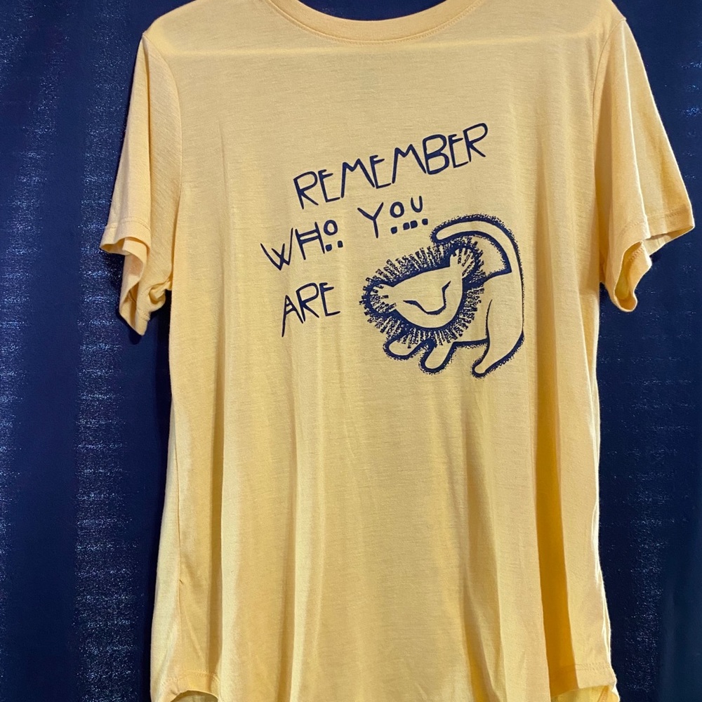 Yellow tee